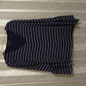 Banana Republic Sz M z Black and White Blouse